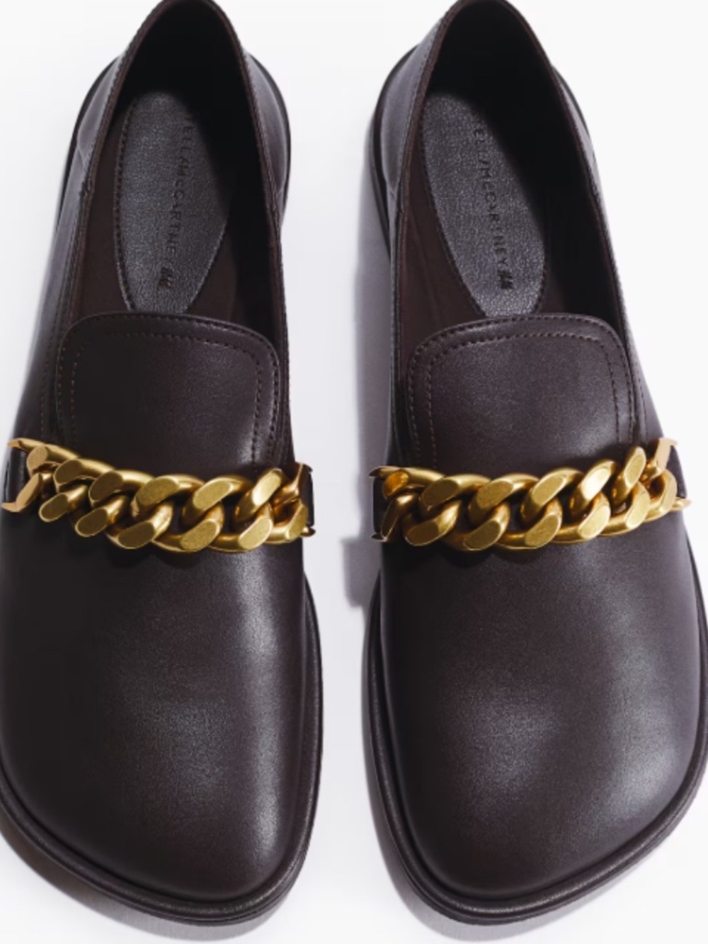 STELLA MCCARTNEY H&M CHAIN-DETAIL shoes 37 US6